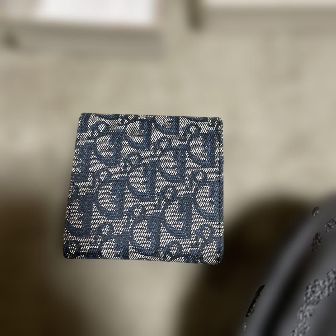 Christian Dior デニムパターン 二つ折り財布