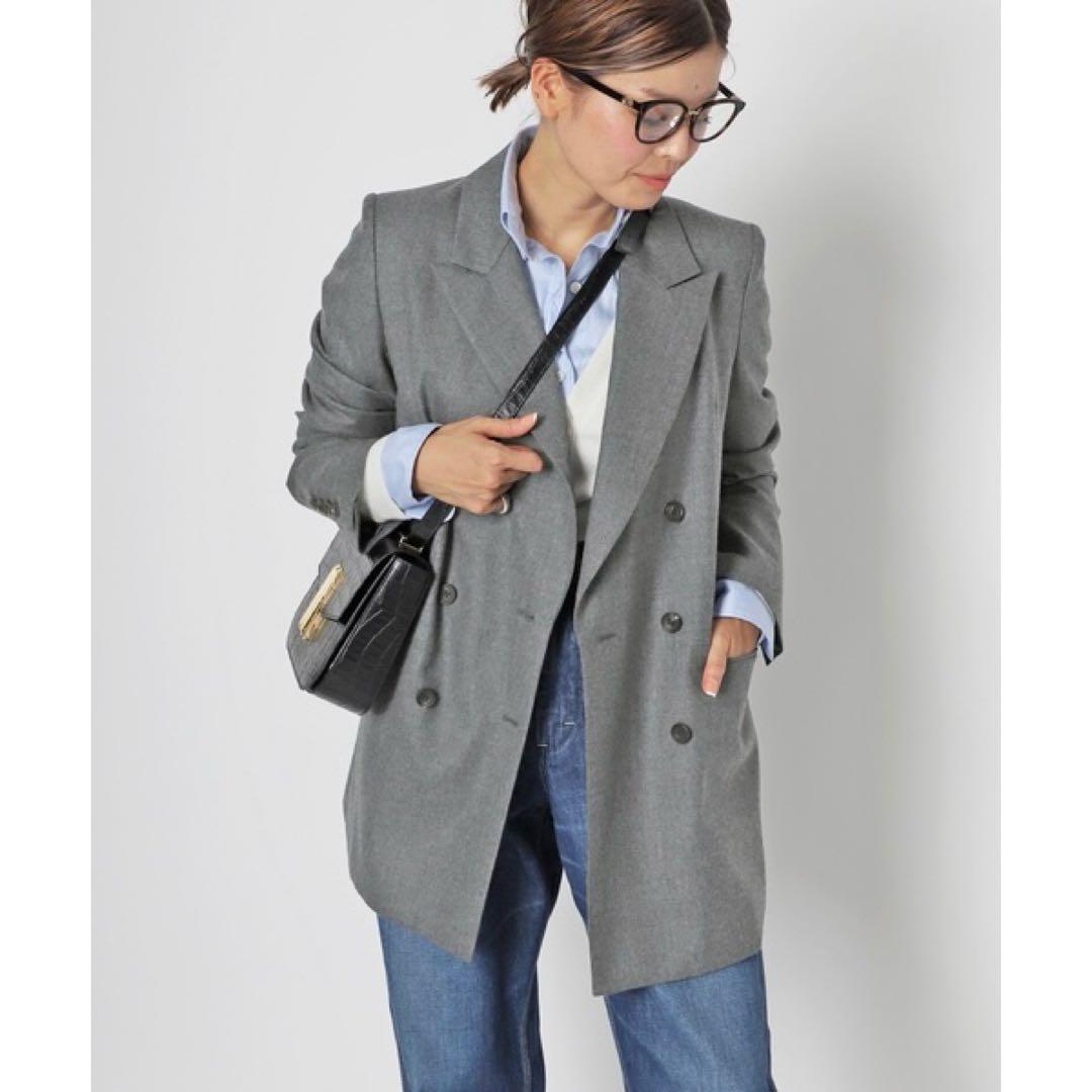 【定価9.8万円】Deuxieme Classeテーラードジャケット グレー
