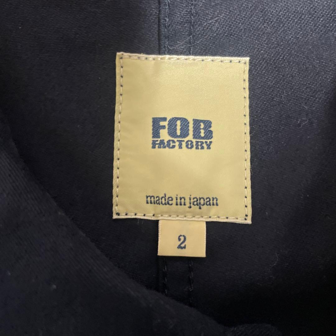 FOB FACTORY ネイビー コットンカバーオール Mサイズ