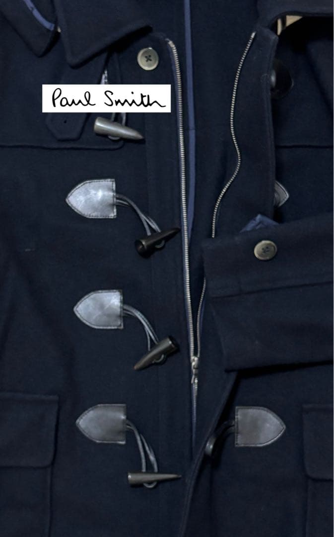 PS Paul Smith フーデッドダッフルコート ネイビー