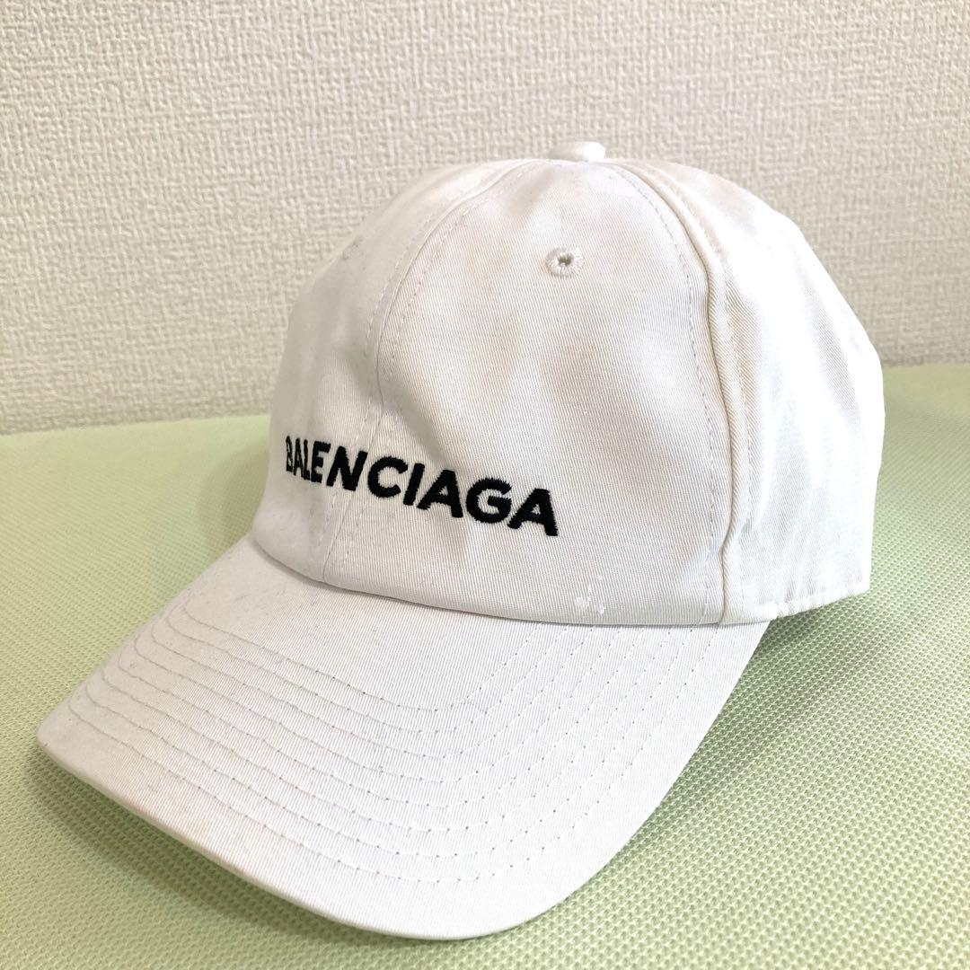 【BALENCIAGA】ベースボールキャップ ホワイト