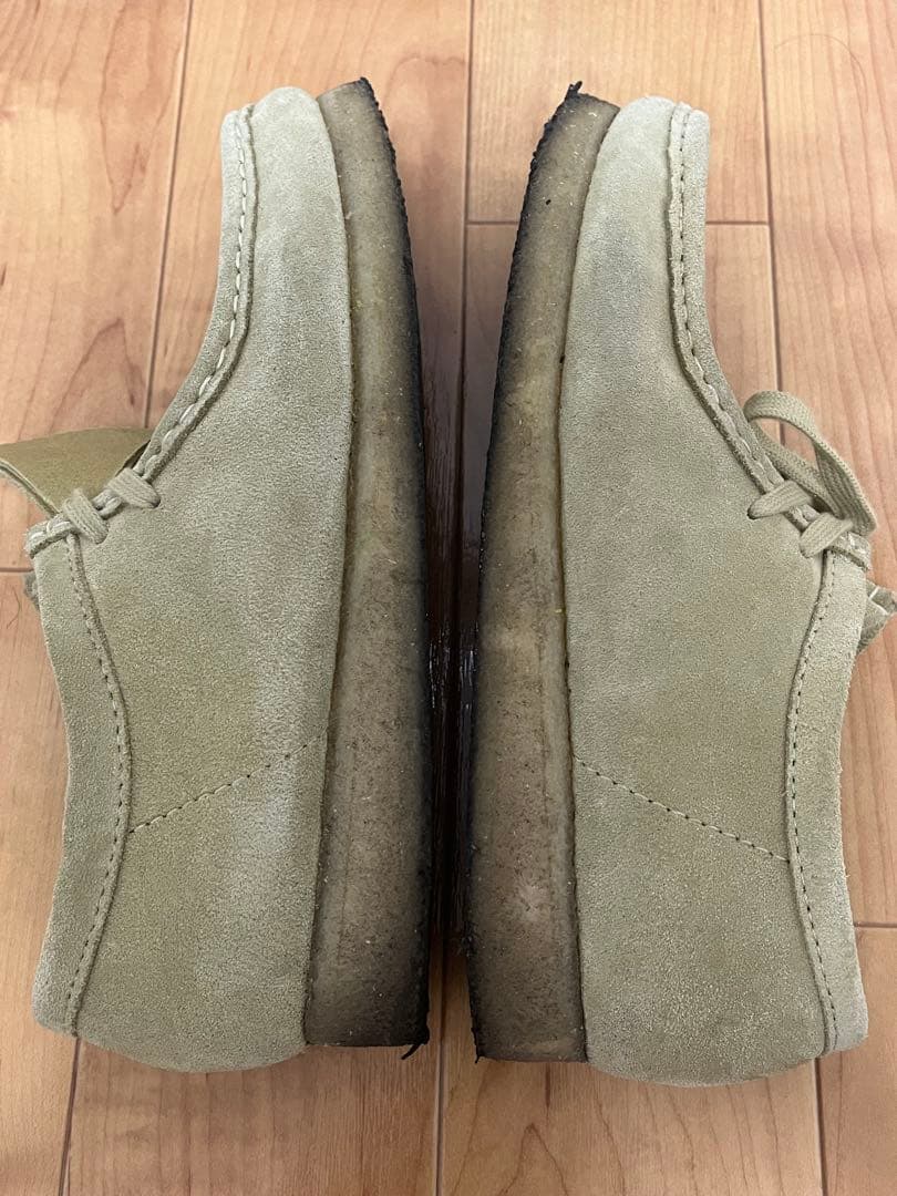 美品 Clarks クラークス ワラビー メープルスウェード 25.0cm