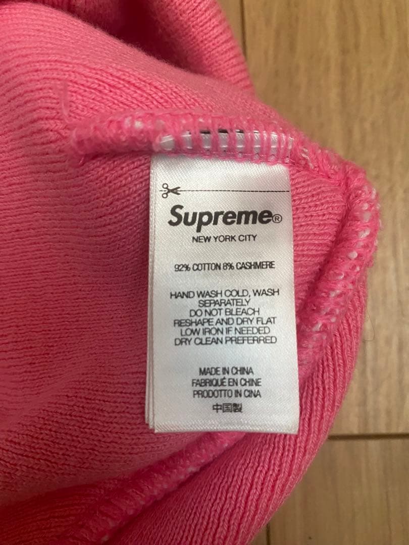 Supreme ビーニー ピンク