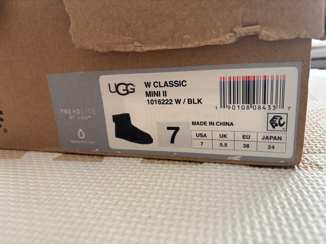 UGG W CLASSIC MINI II ブラック 7