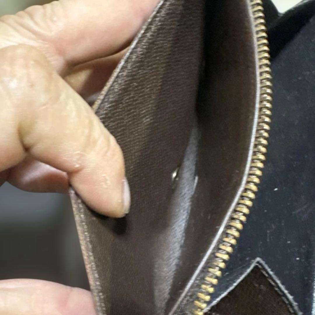 11☆良品☆ダミエ ♪Ｌ字型ファスナー財布