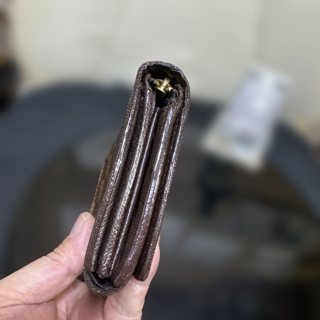 11☆良品☆ダミエ ♪Ｌ字型ファスナー財布