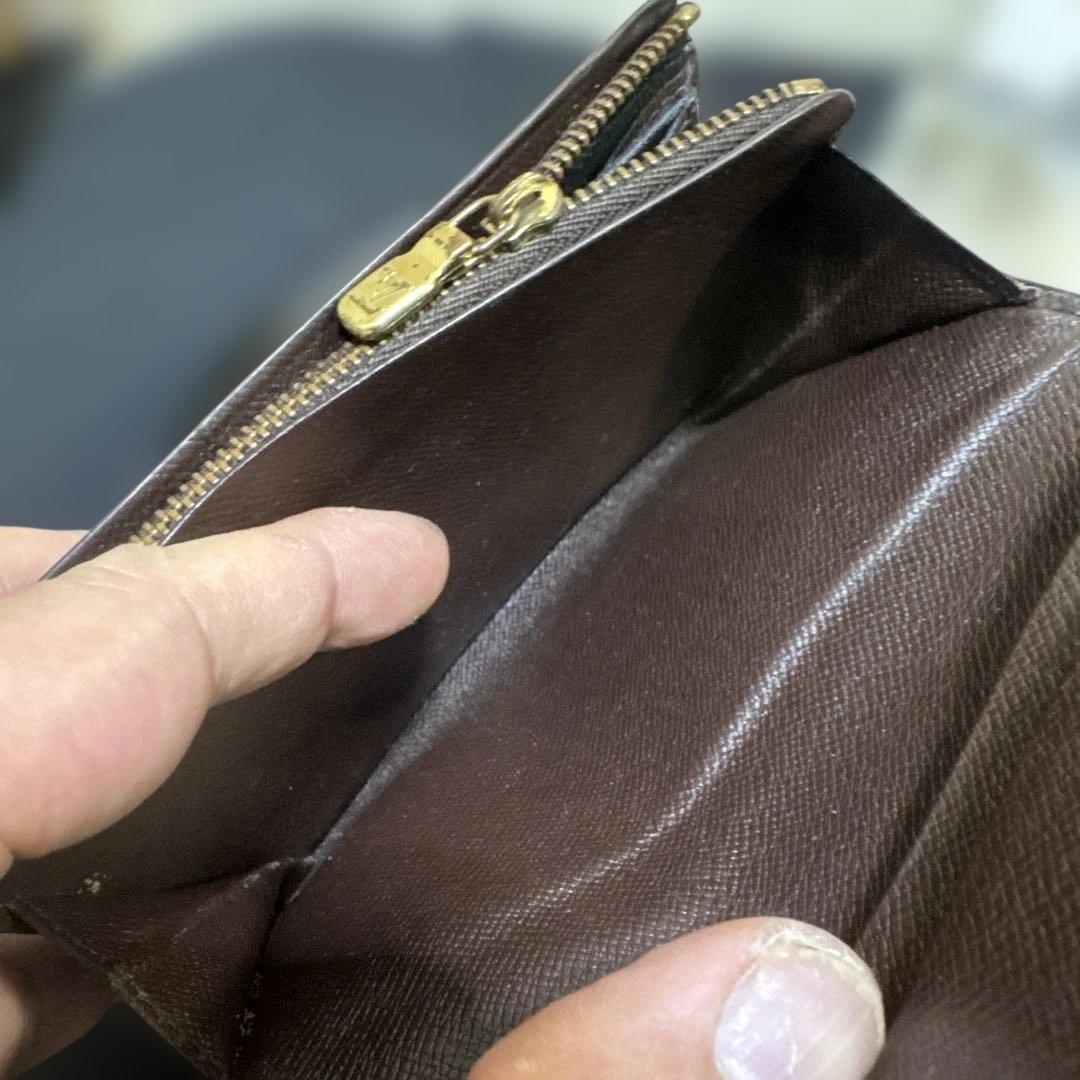 11☆良品☆ダミエ ♪Ｌ字型ファスナー財布