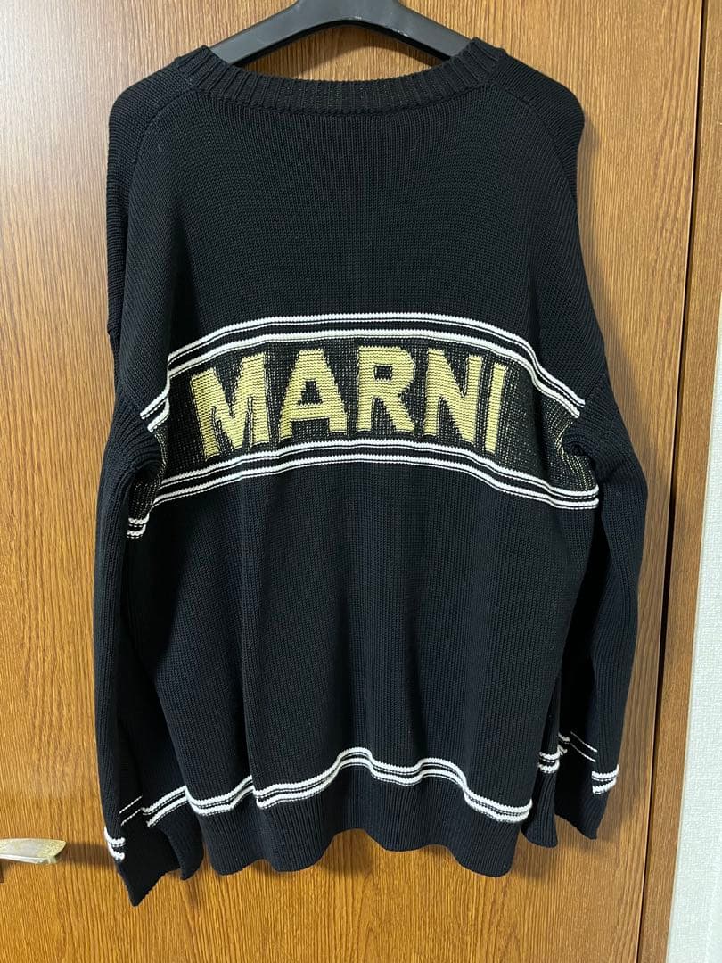 MARNI ブラック カーディガン