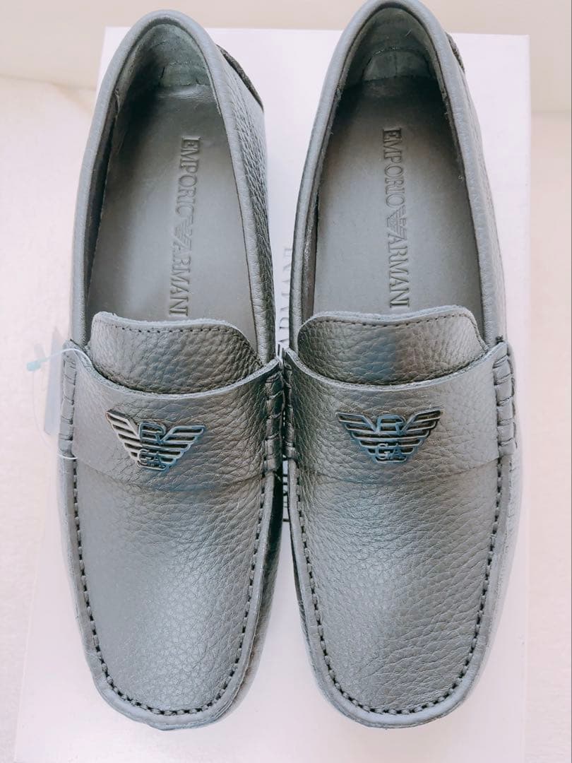 EMPORIO ARMANI ドライビングシューズ　スリッポン　モカシン新品