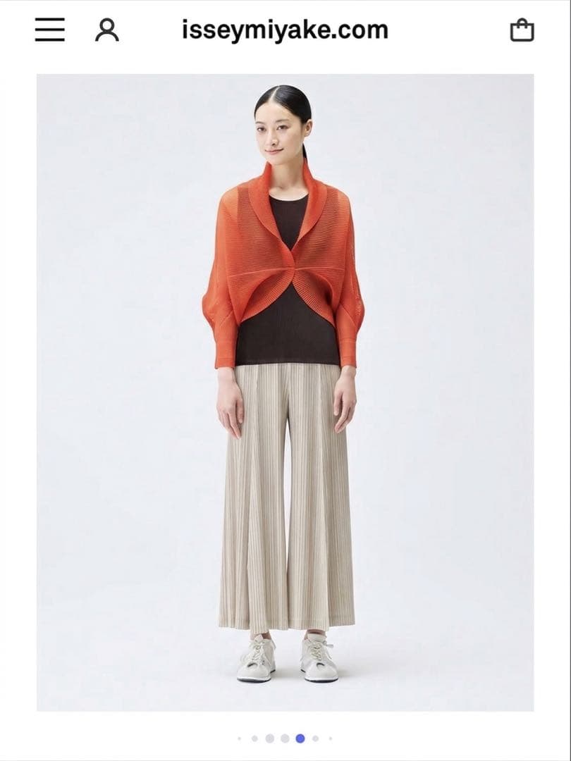 PLEATS PLEASE tatami july ボレロ　カーディガン