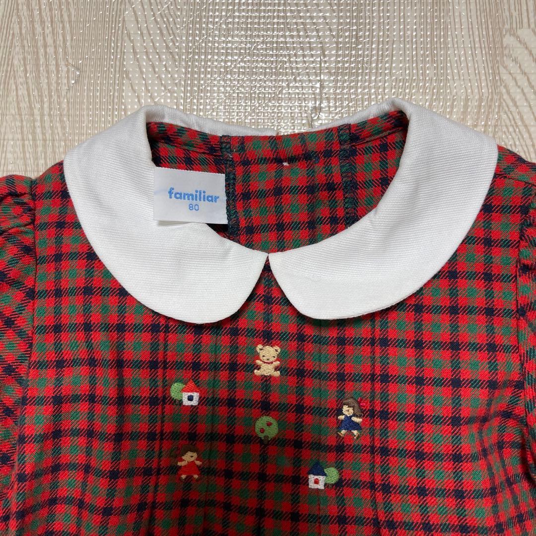 美品⭐︎ファミリアワンピース80