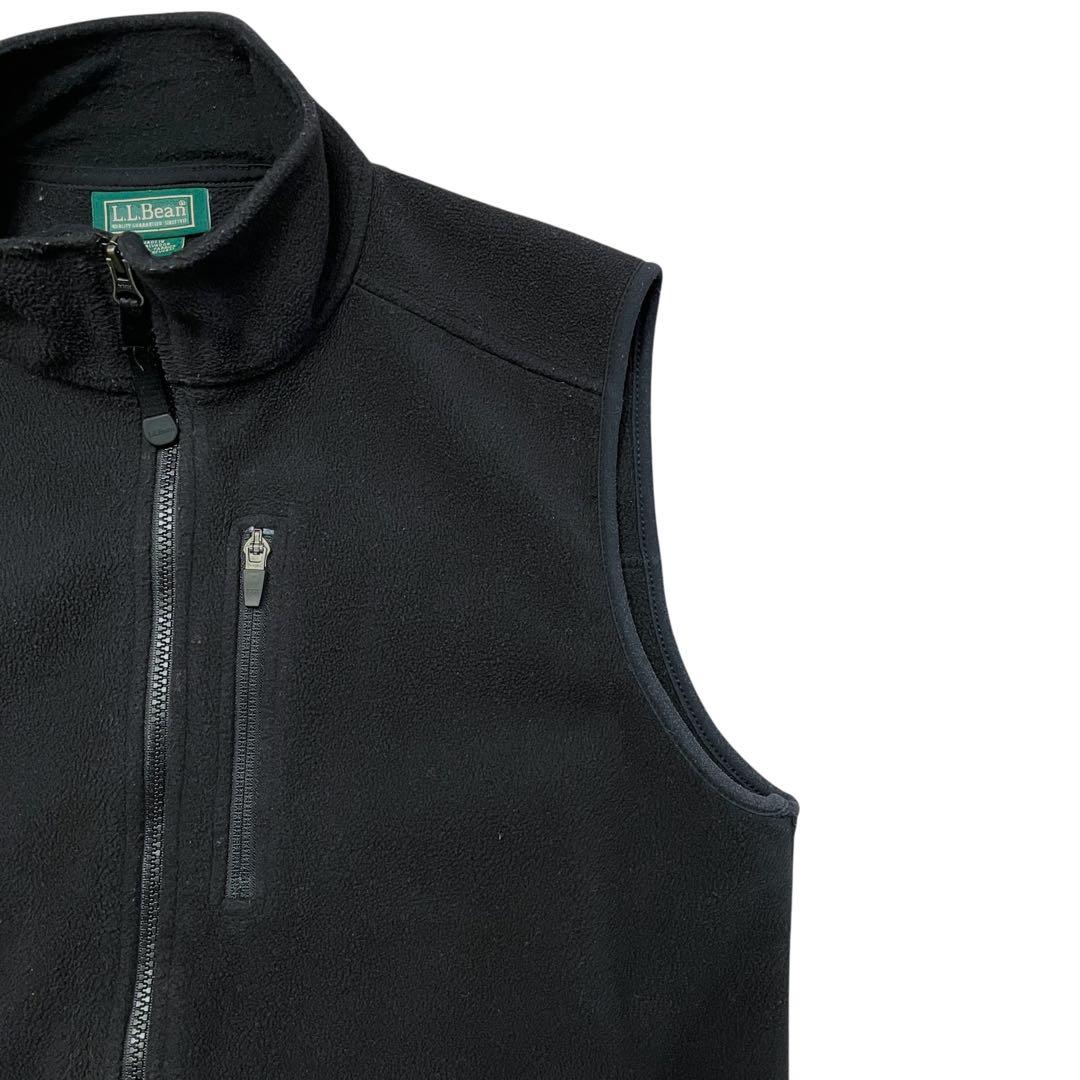 【美品】L.L.Bean エルエルビーン 00s フリースベスト ドローコード付