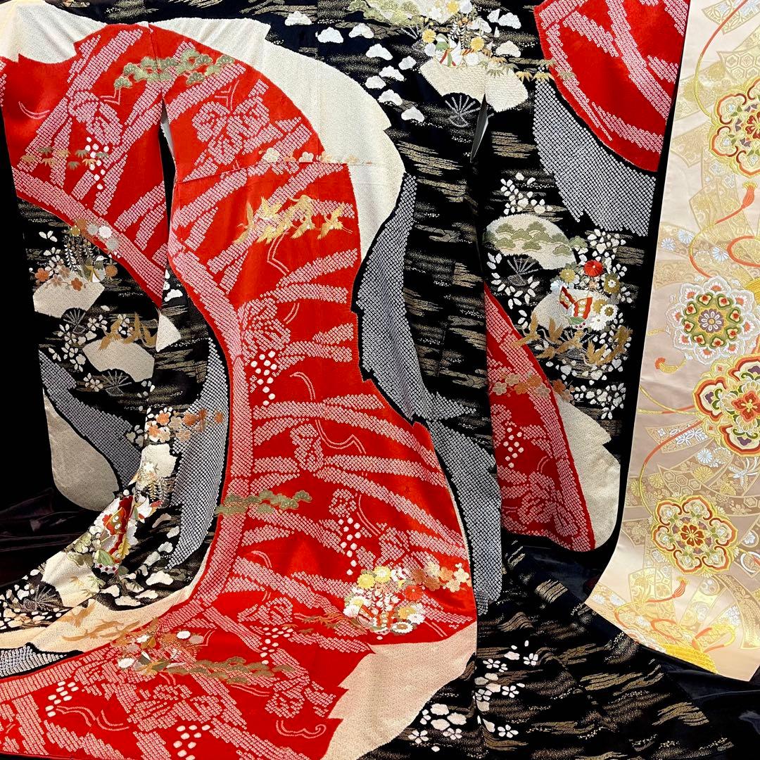◾️振袖フルセット■本手絞り■豪華刺繍■古典■振り袖■振袖一式◾️振袖セット
