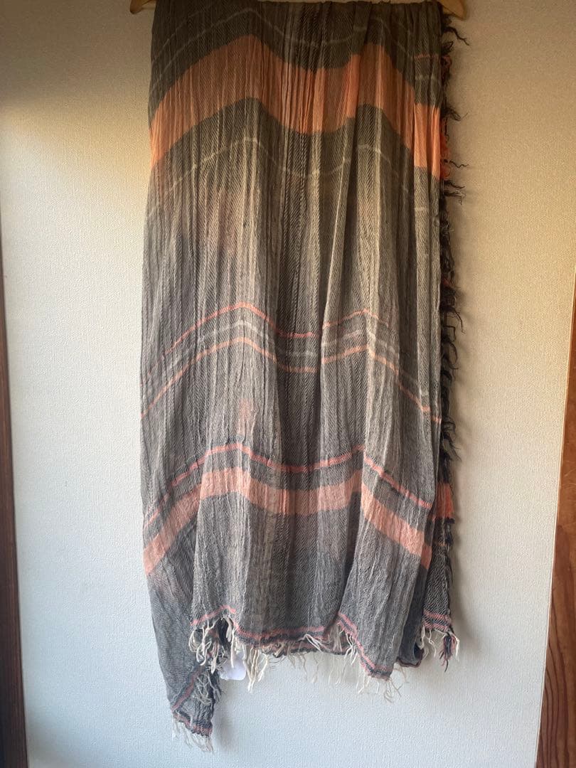 tamaki niime roots shawl big コットン