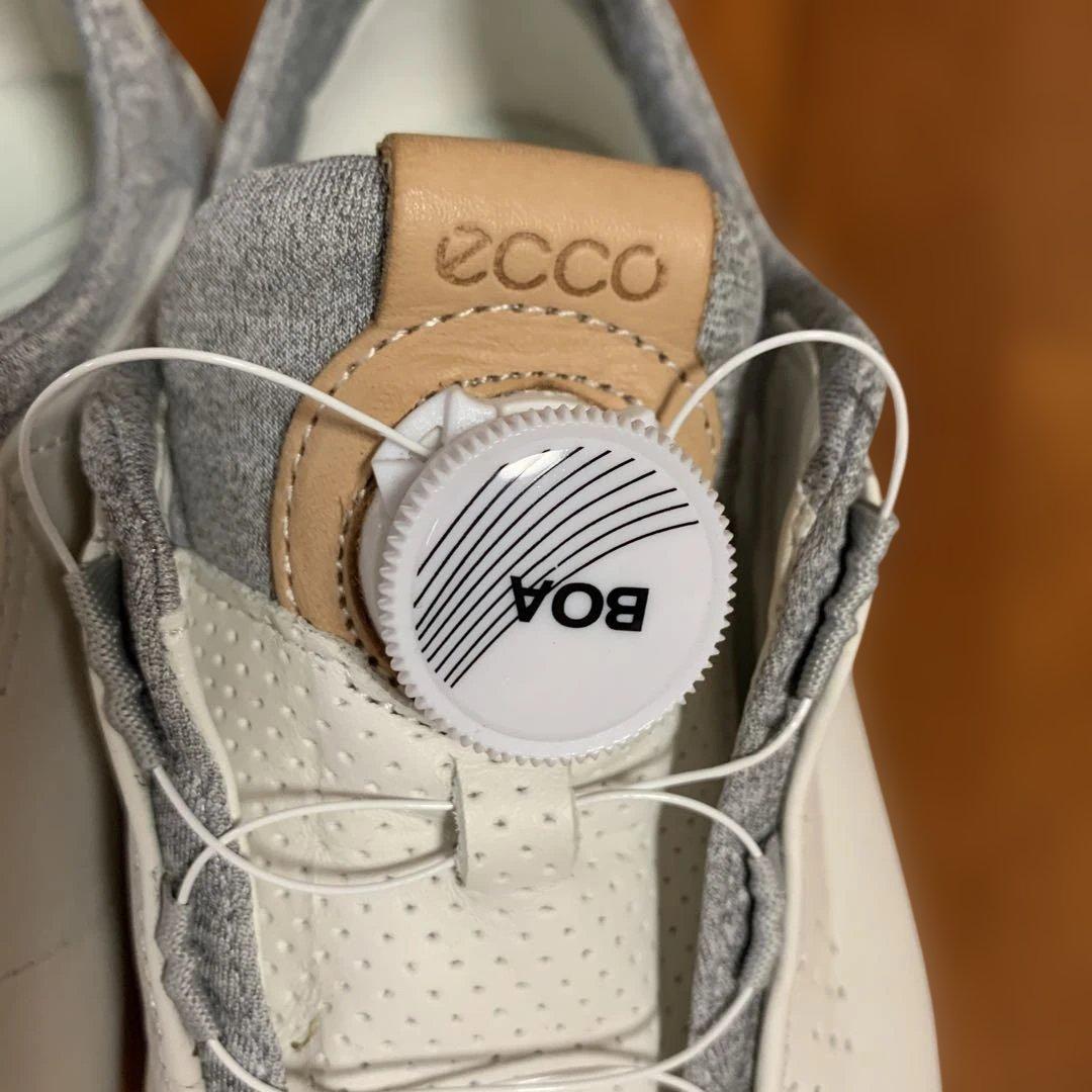 ECCO BOA ゴルフシューズ ホワイト　ほぼ新品