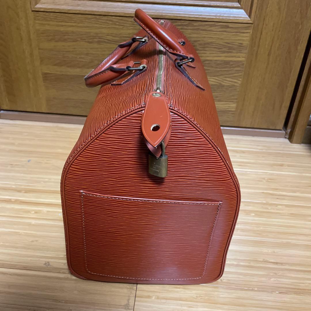 MS　美品ルイヴィトン エピ★スピーディー大★ケニアブラウン鍵有り
