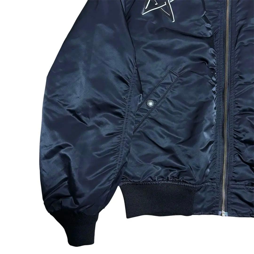 【美品】whiz limited 初売り star ma-1 75着ブラック