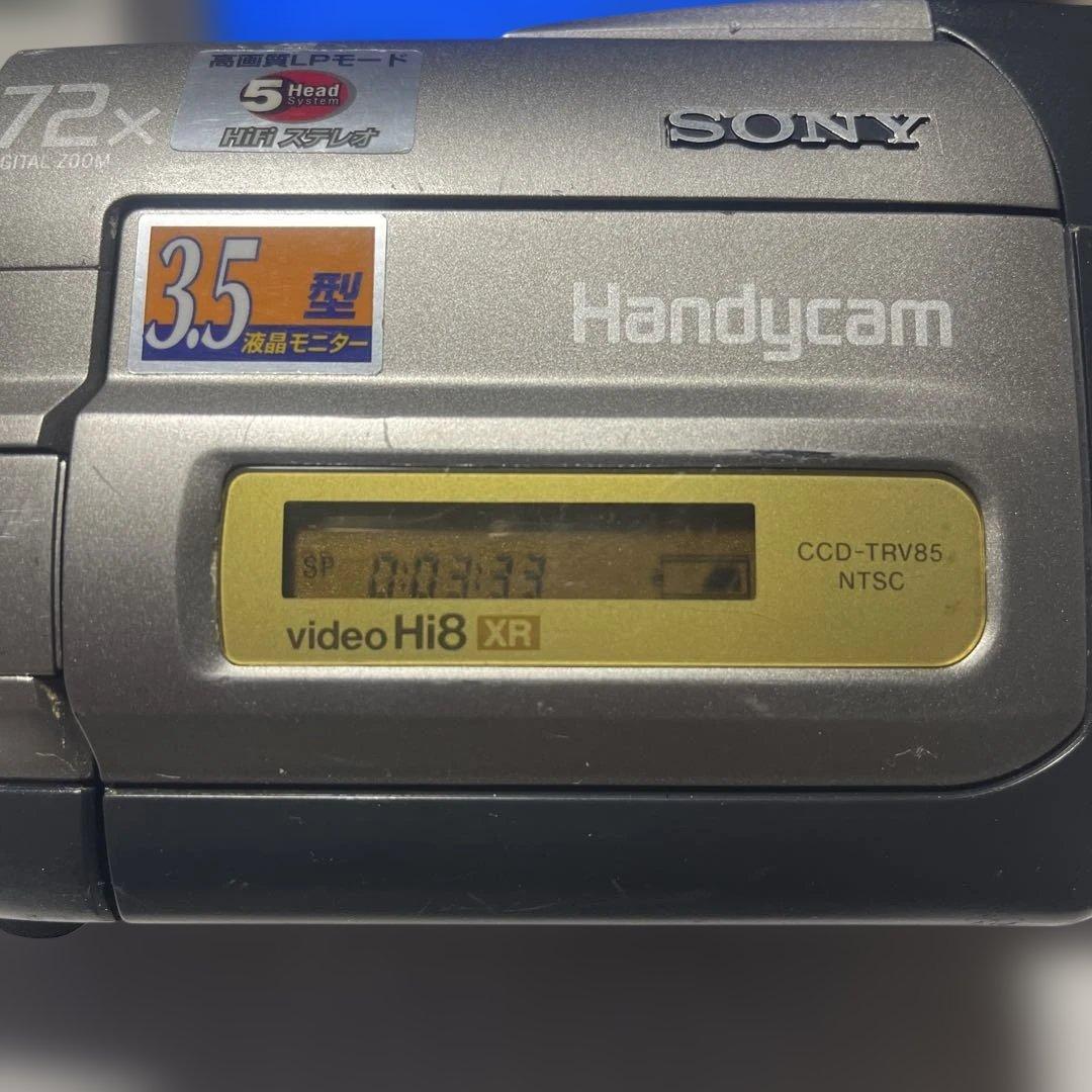訳ありSONY videoHi8 Handycam CCD-TRV85 ④