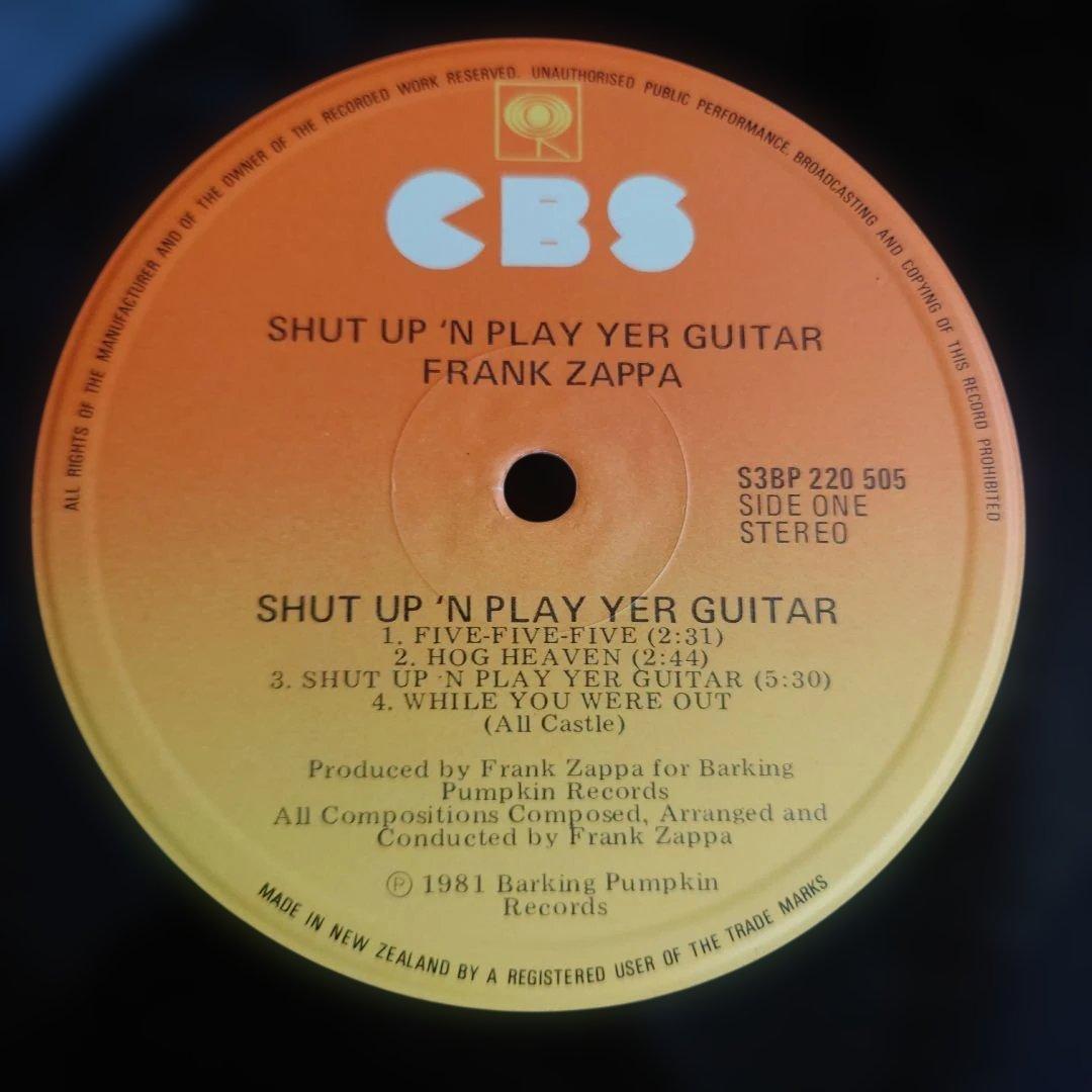 洋楽 Shut Up 'n Play Yer Guitar - Frank Zappa
