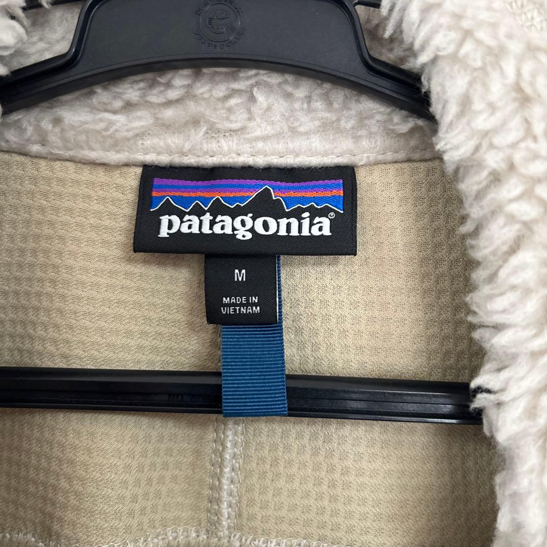 patagonia フリースベスト Mサイズ アイボリー
