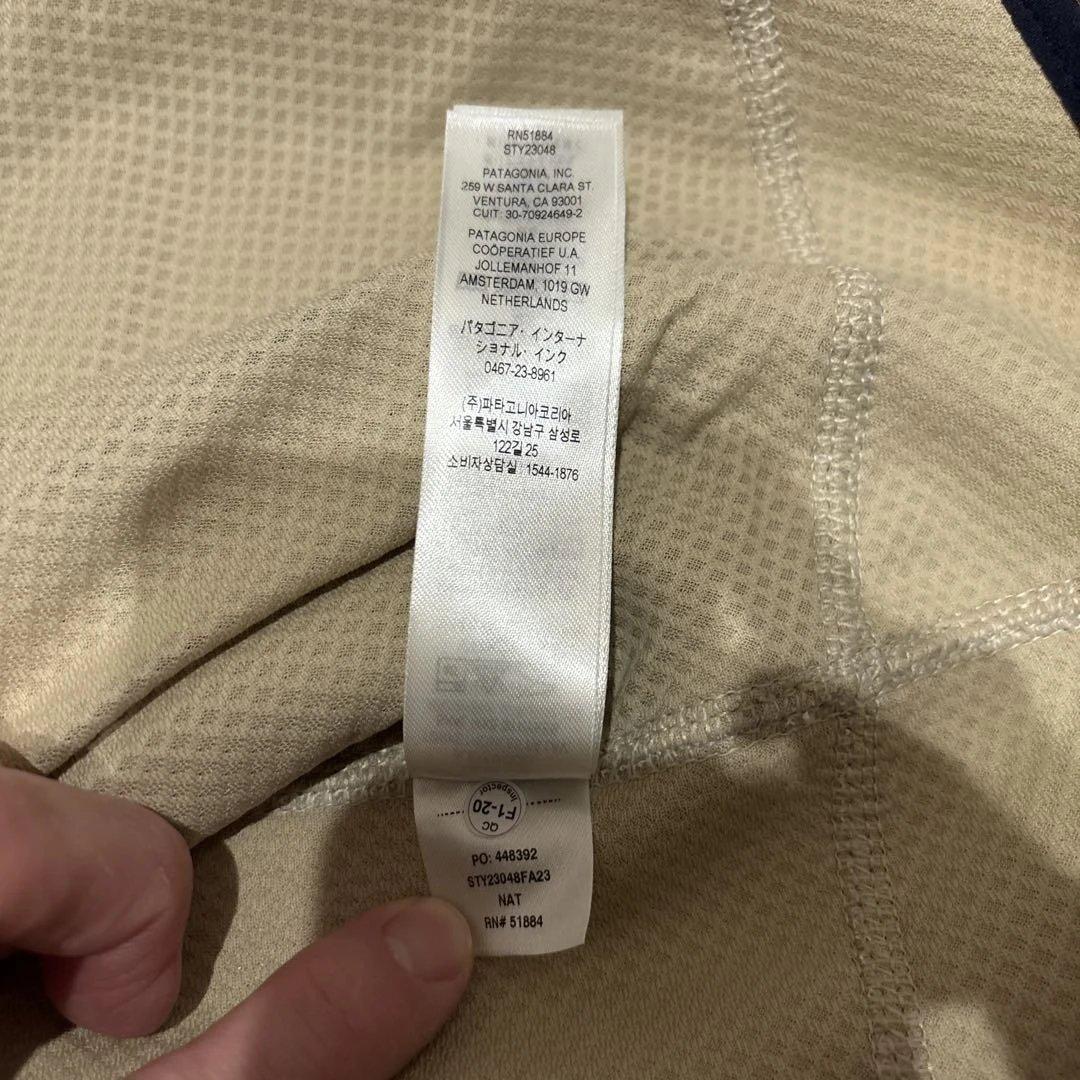 patagonia フリースベスト Mサイズ アイボリー