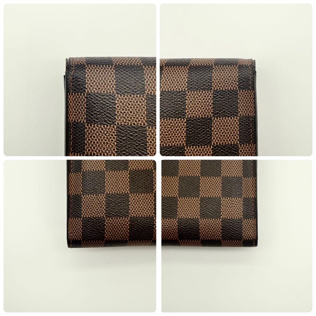 【極美品/付属品付き】ルイヴィトン ダミエ ポルトフォイユ・システィナ 長財布