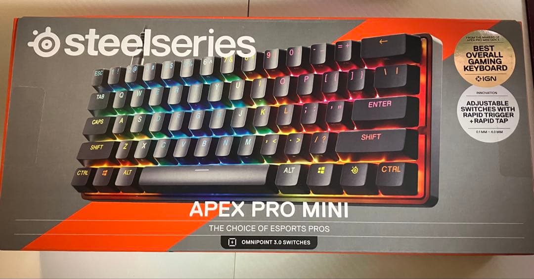 SteelSeries ミニサイズ Apex Pro Mini Gen 3
