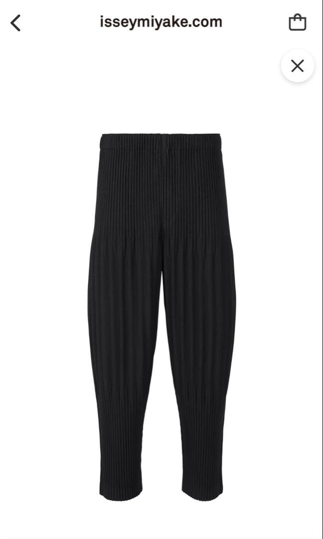 HOMME PLISSE ISSEYMIYAKE BASICSパンツ