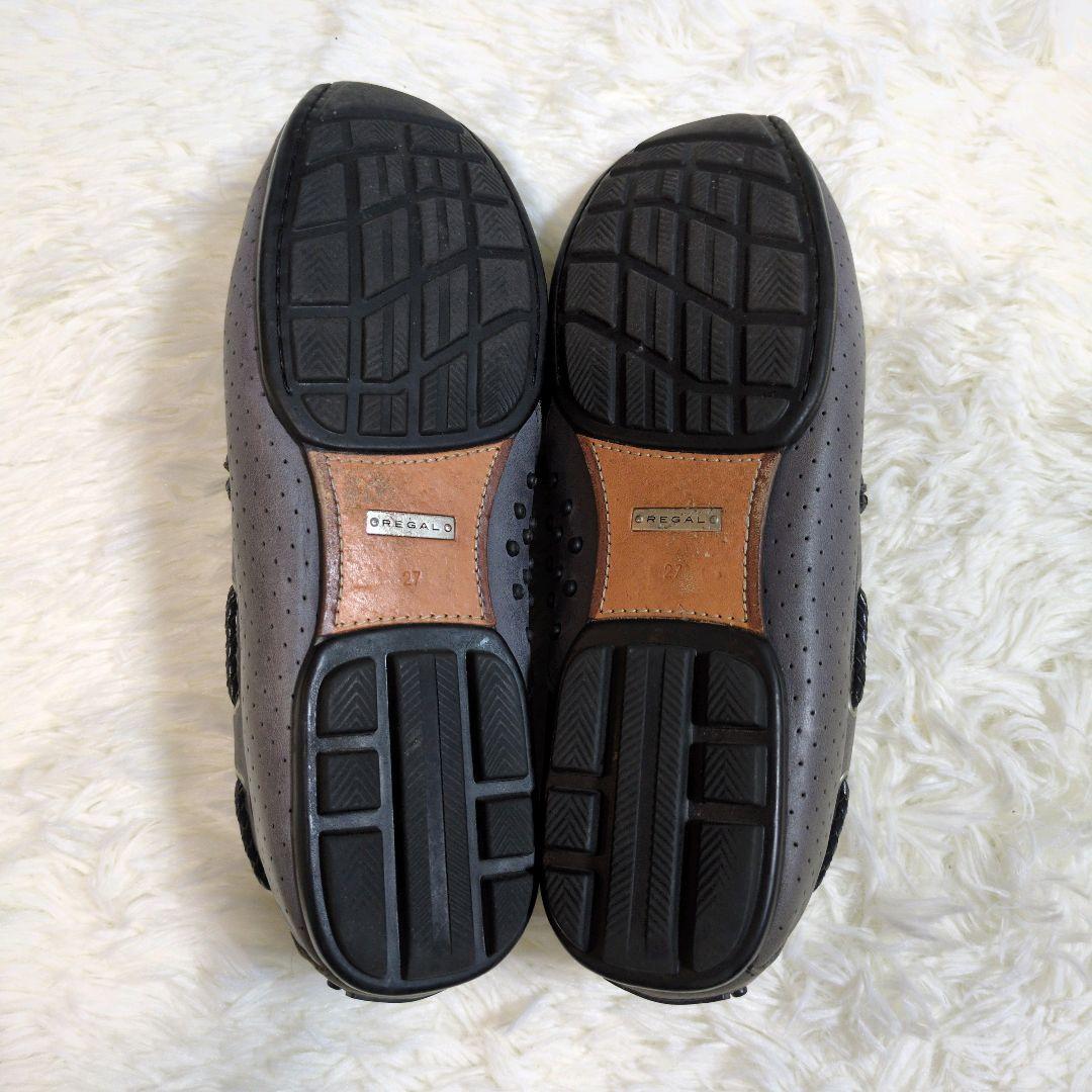 REGAL　リーガル　ドライビングシューズ　ローファー　グレー　954R
