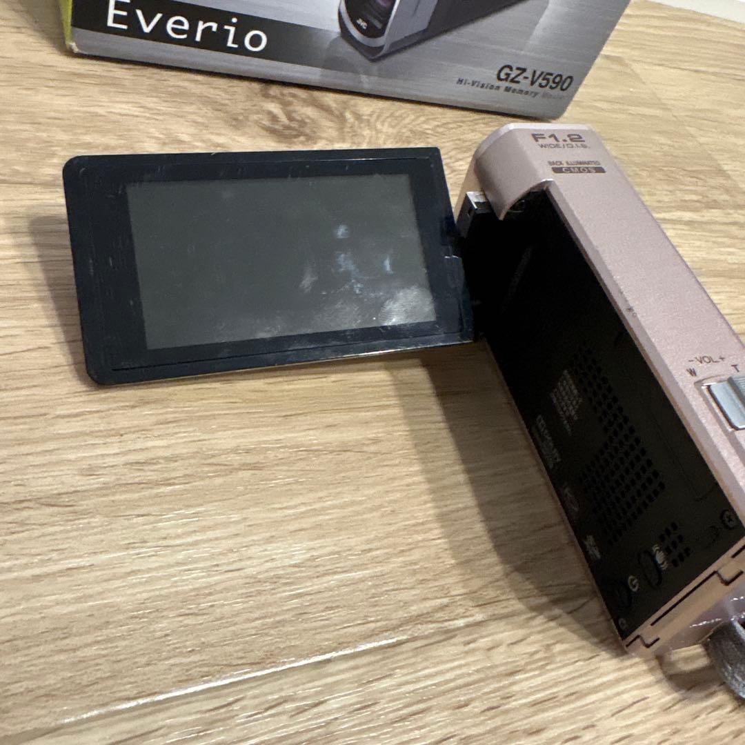 JVC Everio GZ-V590 ピンクゴールド