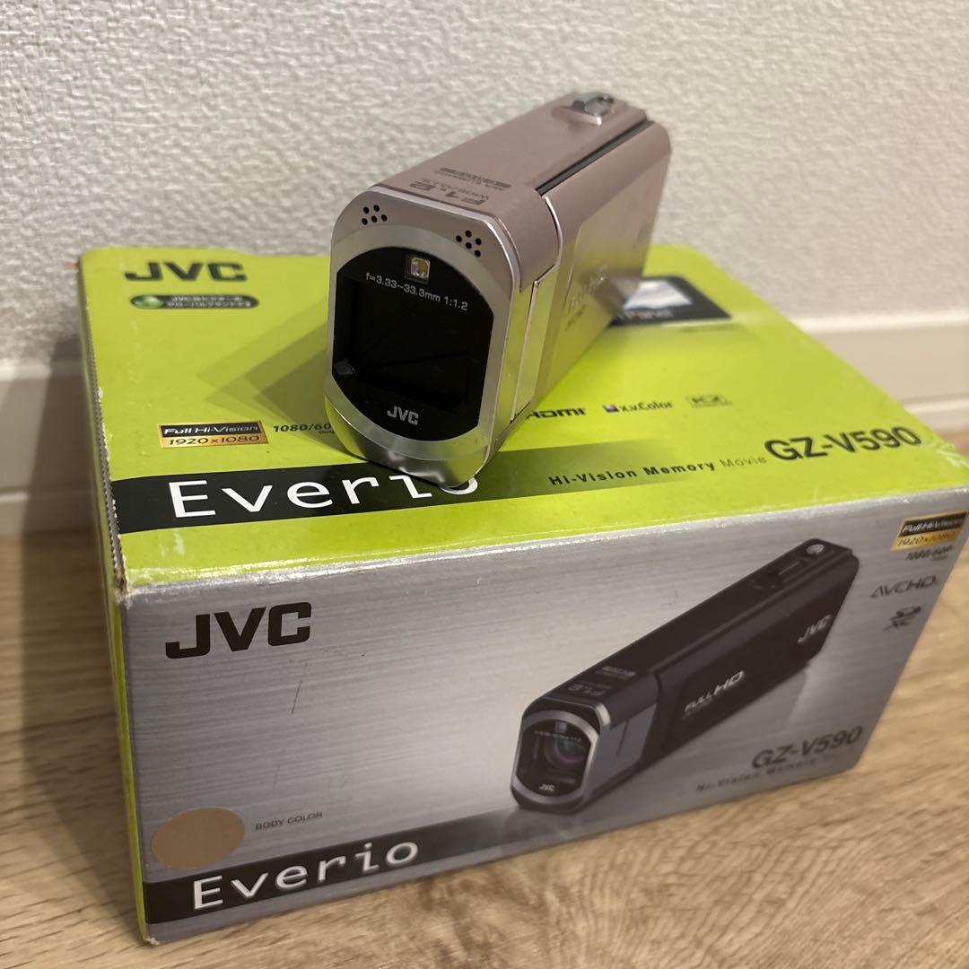 JVC Everio GZ-V590 ピンクゴールド