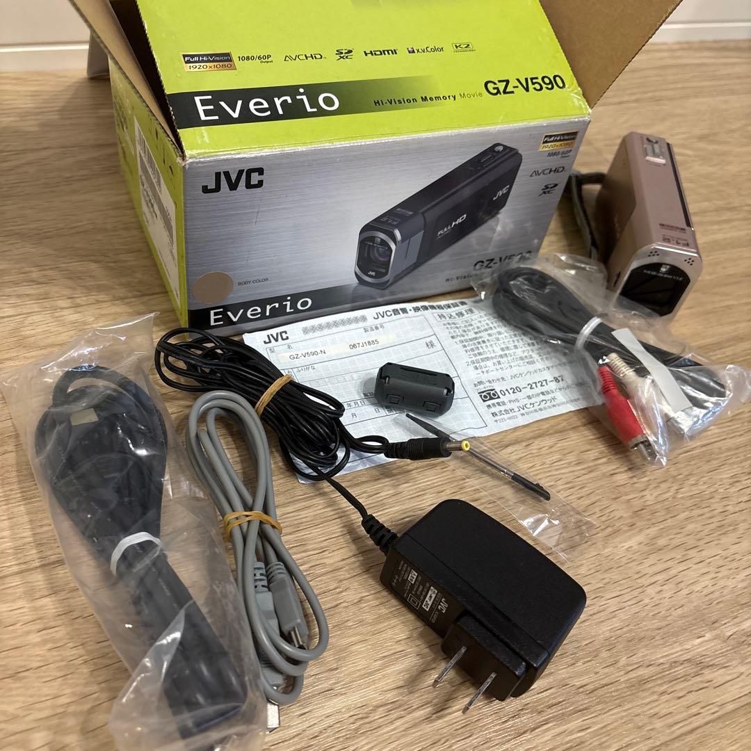 JVC Everio GZ-V590 ピンクゴールド