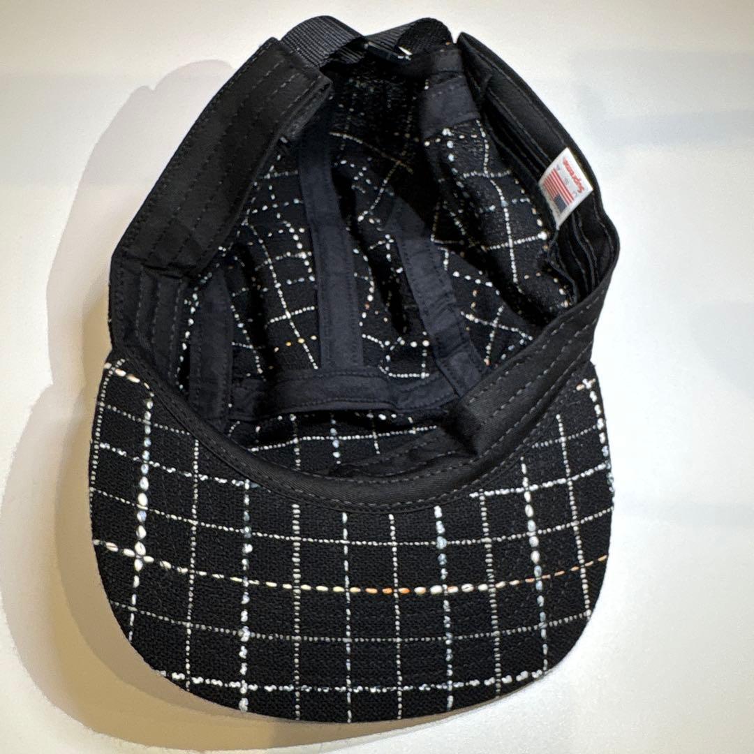 【新品】Supreme チェック柄キャップ