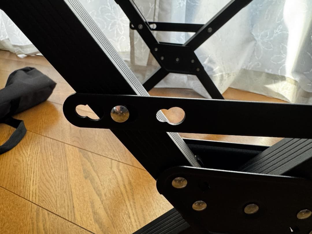 FIELDOORアルミクーラースタンド 耐荷重150kg 3段階調整 2個セット