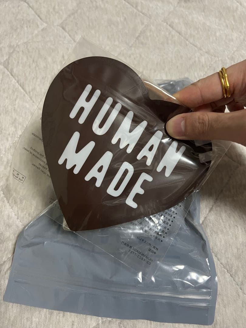 Human Madeハートレザーベルト GOLD 新品　M