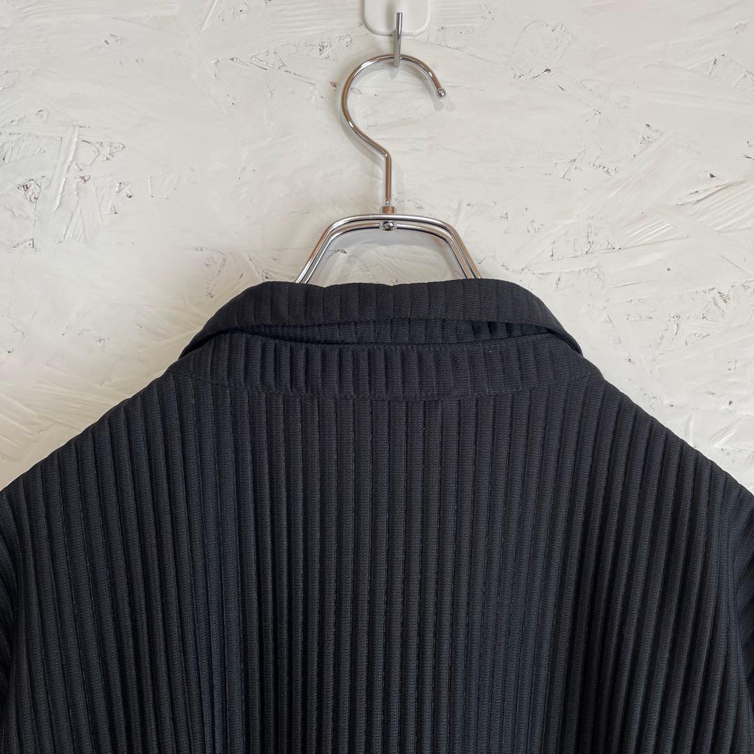 セットアップ【ZARA】プリーツジャケット　テーパードパンツ　黒　L