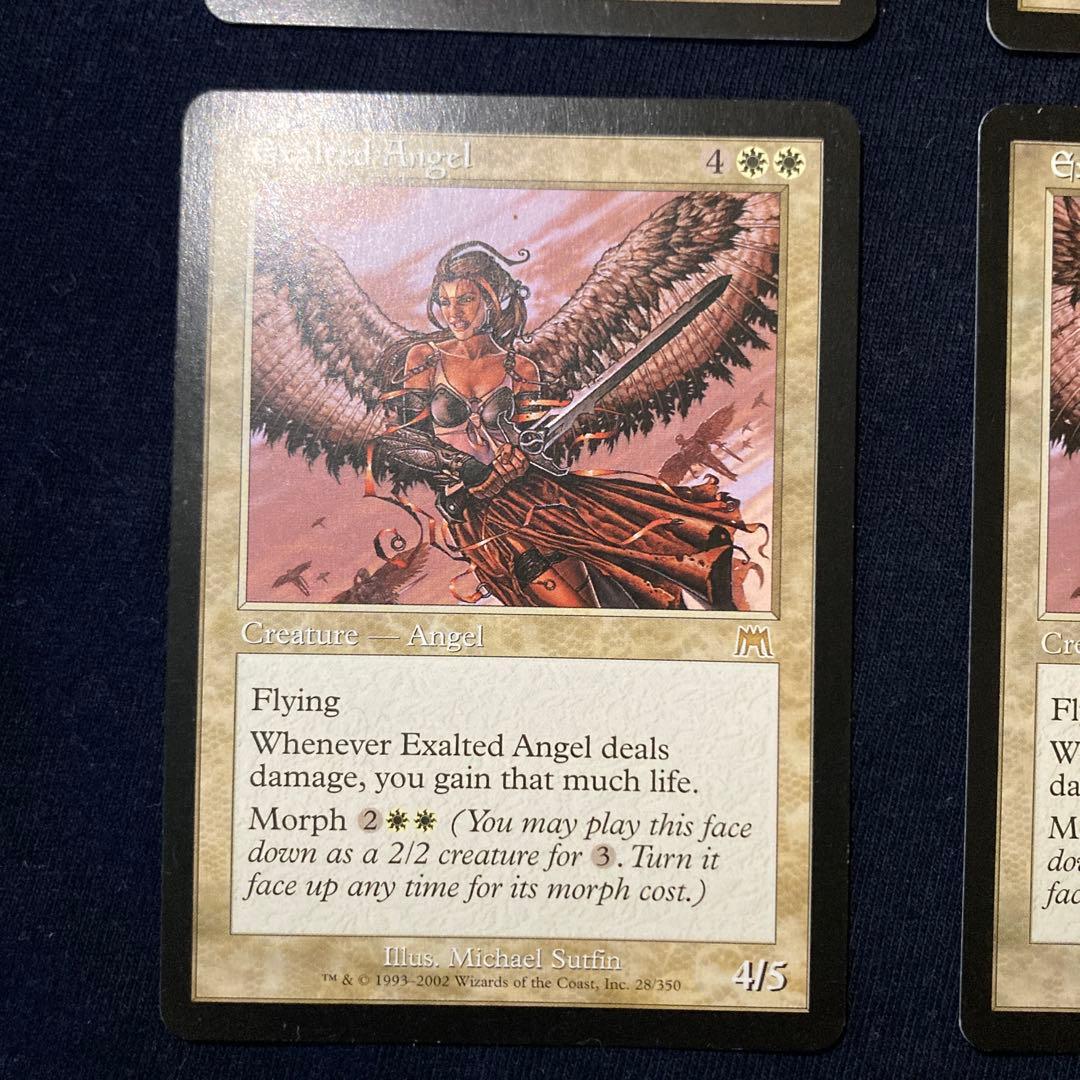 Exalted Angel 4枚セット　賛美されし天使　英語　オンスロート