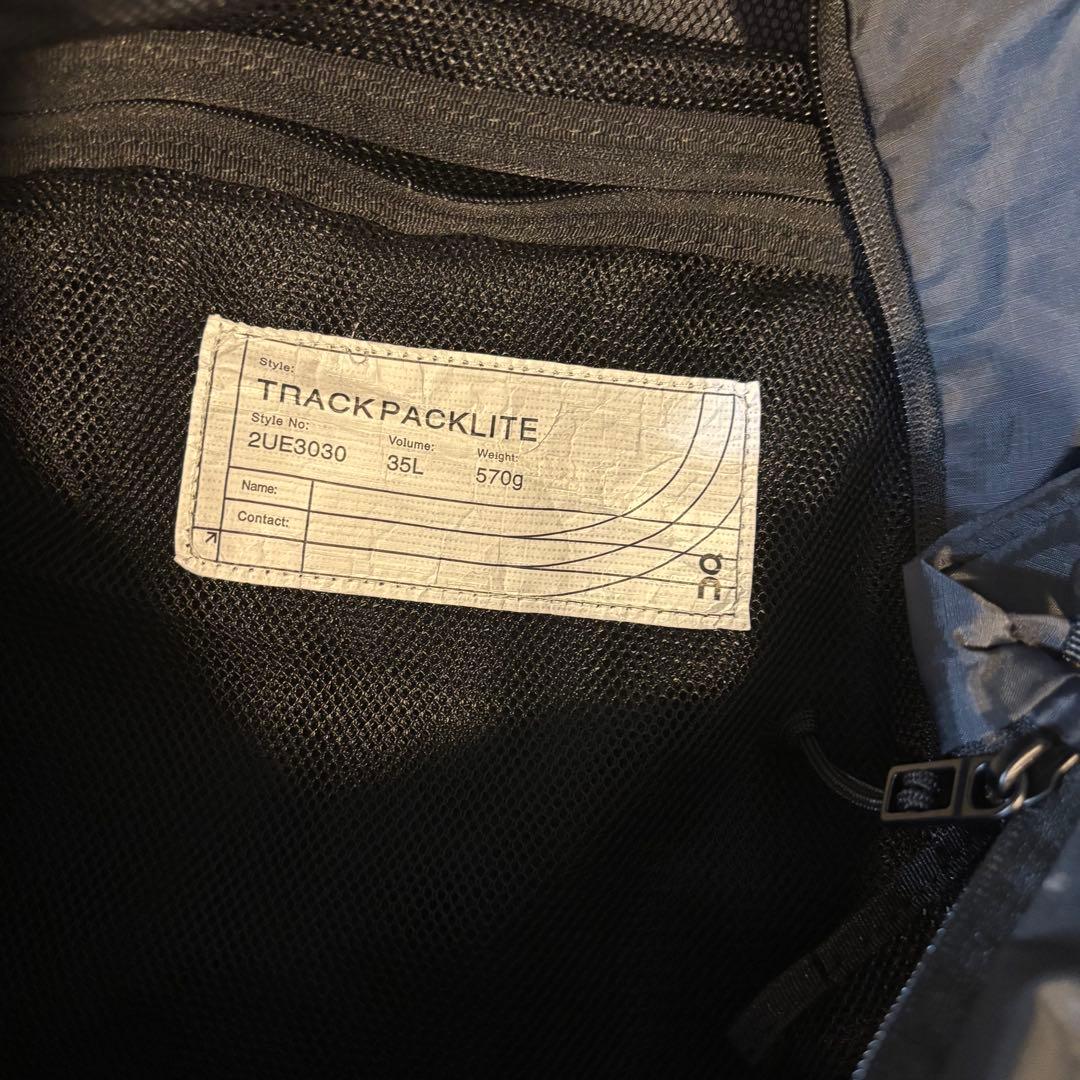 ON オン　Track Pack 35L Lite ブラック