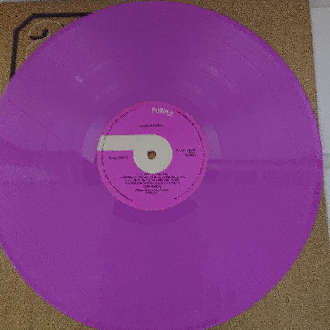 【蘭盤限定ピンクレコード】DEEP PURPLE/24 Carat Purple