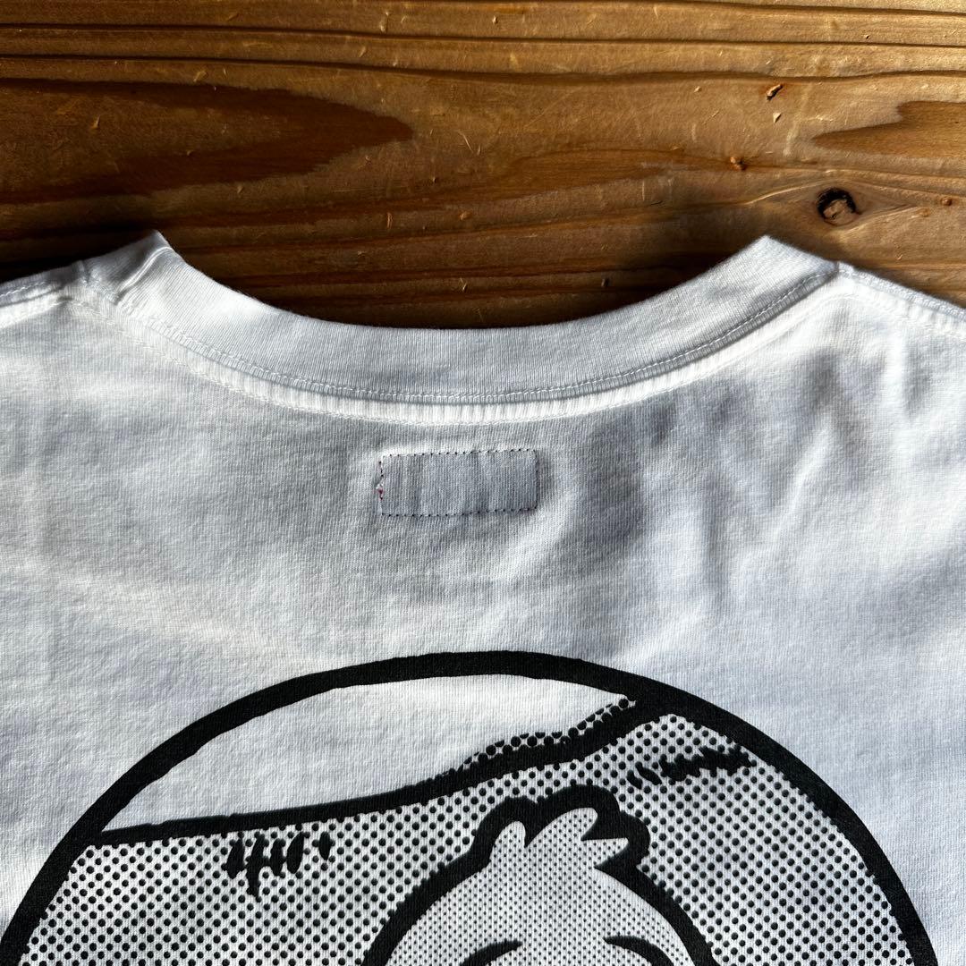 human madeヒューマンメイド　ダックプリント 白　Tシャツ　Ｌサイズ