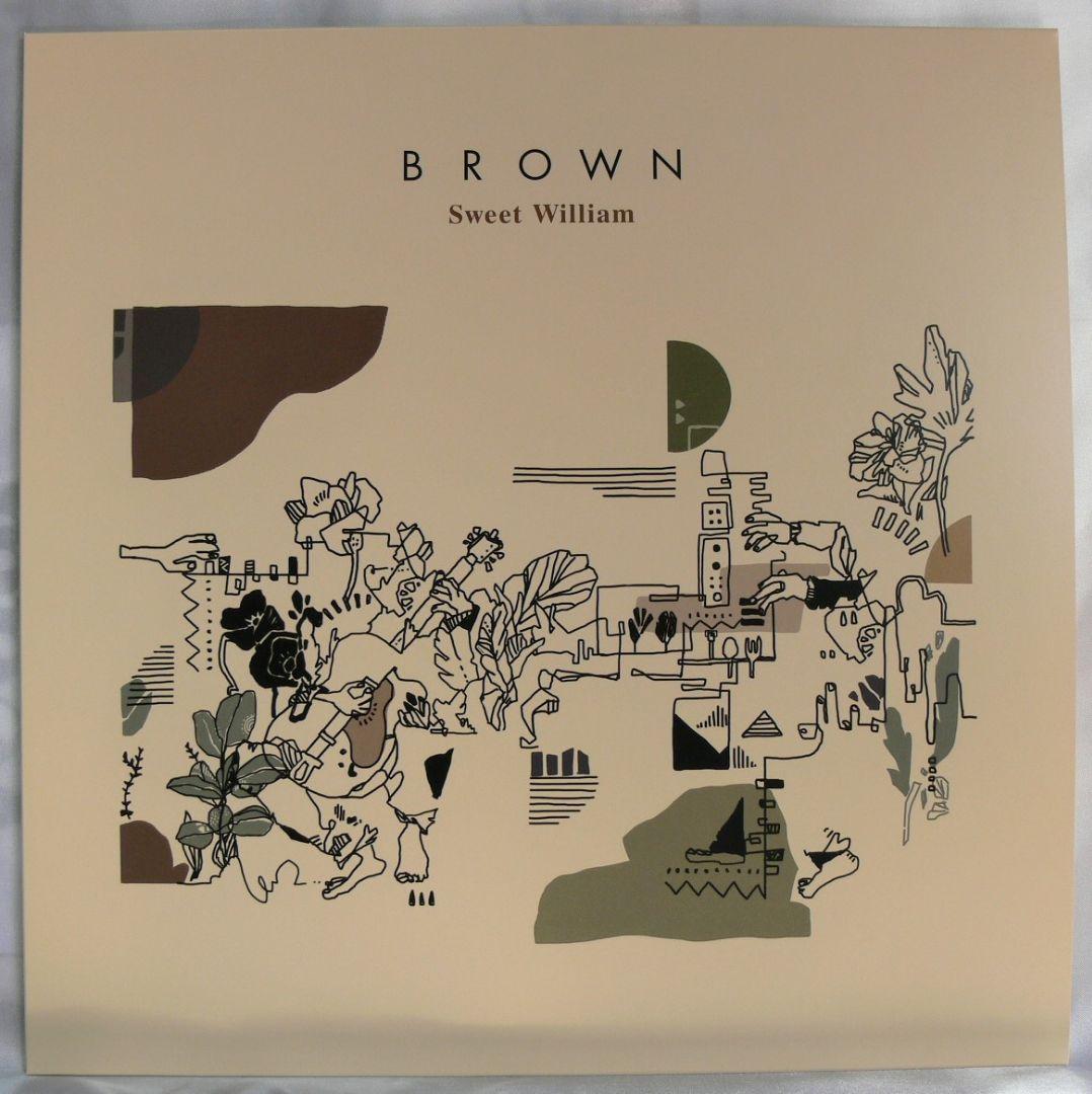 未使用品 アナログレコード 12インチ盤　Sweet William　Brown