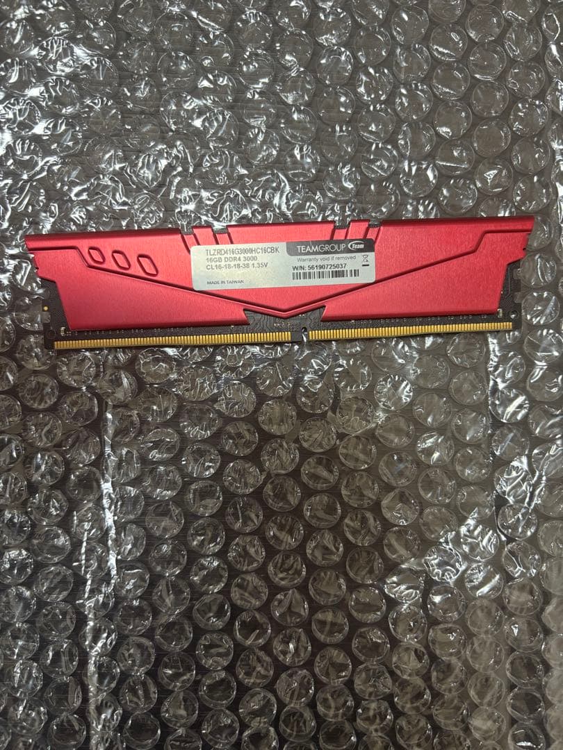 Teamメモリ TLZRD416G3200HC16CBK 16GB