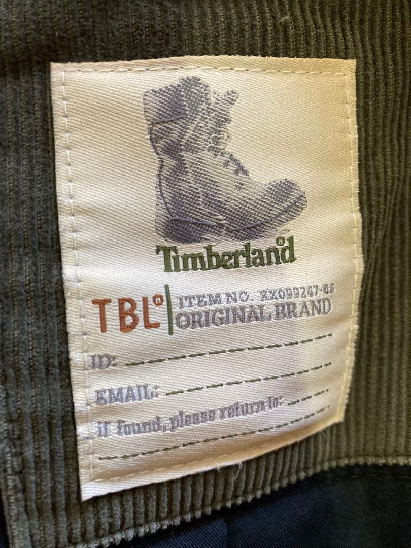 かしゆか90s 古着 Timberland カバーオール 裏キルティング