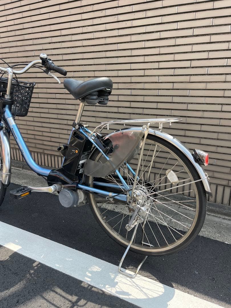 水色 パナソニック電動アシスト自転車 シティタイプ26CPXD36