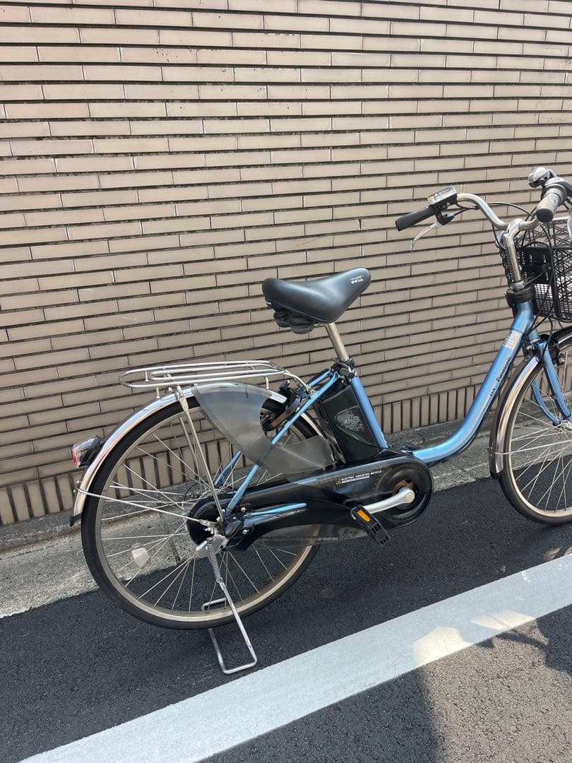 水色 パナソニック電動アシスト自転車 シティタイプ26CPXD36
