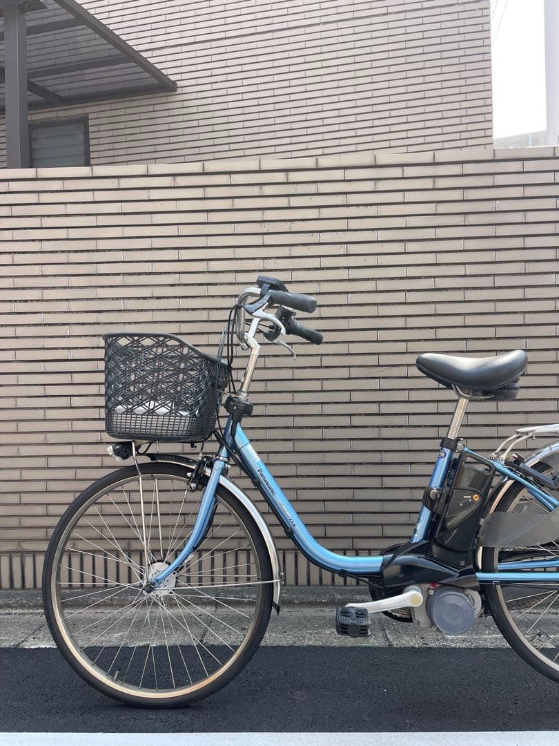 水色 パナソニック電動アシスト自転車 シティタイプ26CPXD36