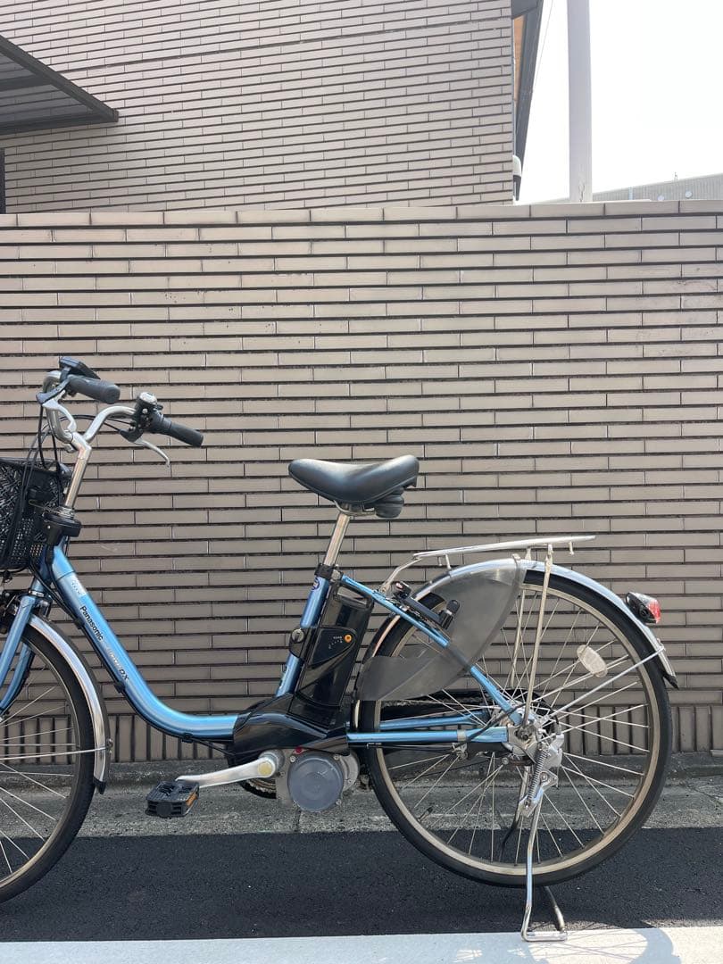 水色 パナソニック電動アシスト自転車 シティタイプ26CPXD36