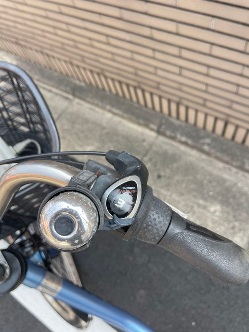 水色 パナソニック電動アシスト自転車 シティタイプ26CPXD36