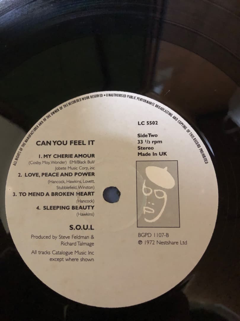 洋楽 Soul/ can you feel it/LP/rare groove