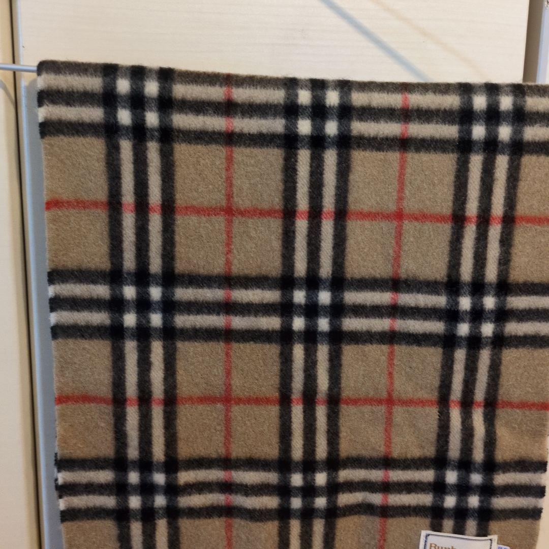 美品　BURBERRYS バーバリー マフラー ノバチェック カシミヤ チェック